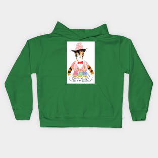 Calico Cat Ice Cream Seller Kids Hoodie